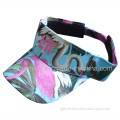 Colorful Printed Cloth Embroidery Leisure Sun Visor (TM2156)